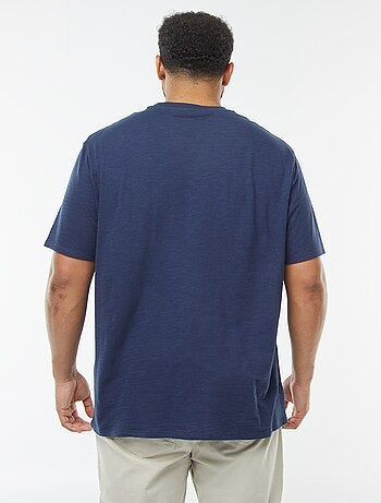 T-shirt a maniche corte in maglia testurizzata