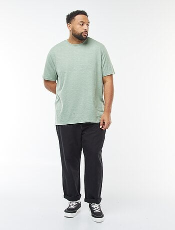 T-shirt a maniche corte in maglia testurizzata