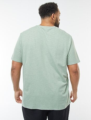 T-shirt a maniche corte in maglia testurizzata