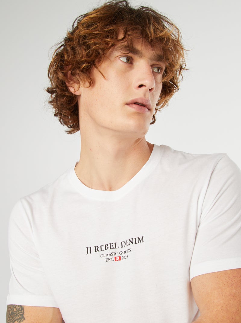 T-shirt a maniche corte 'JJ Rebel' BIANCO - Kiabi