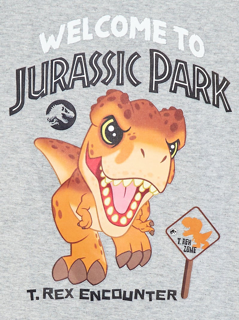T-shirt a maniche corte 'Jurassic World' GRIGIO - Kiabi