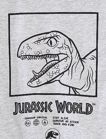 T-shirt a maniche corte 'Jurassic World'