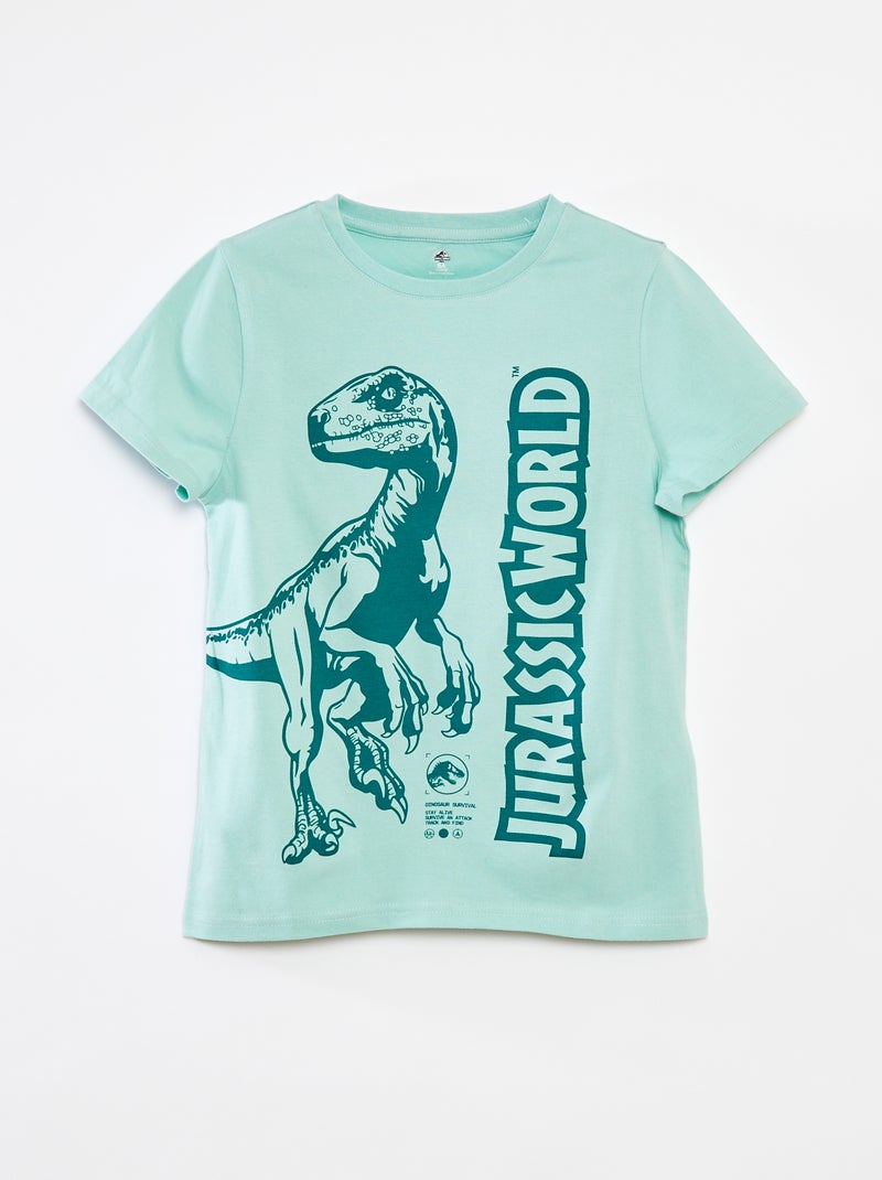 T-shirt a maniche corte 'Jurassic World' Verde - Kiabi