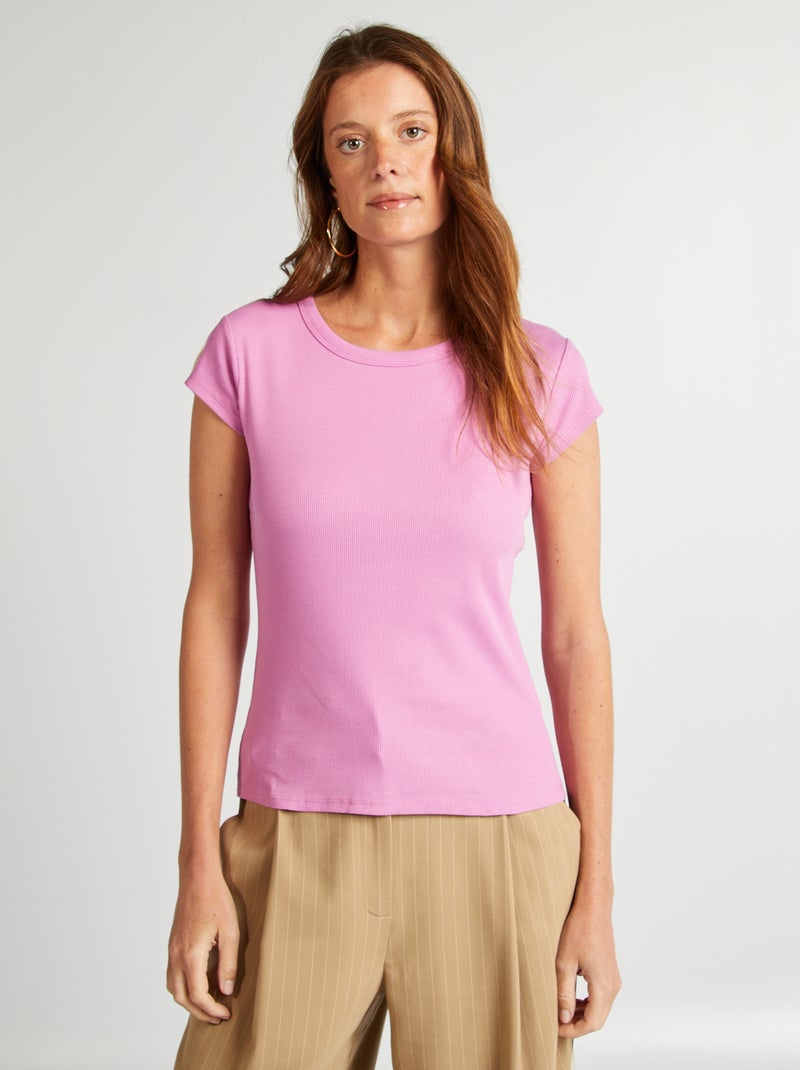 T-shirt a maniche corte 'Topolino' 'Disney' - Rosa - Donna - 6.50