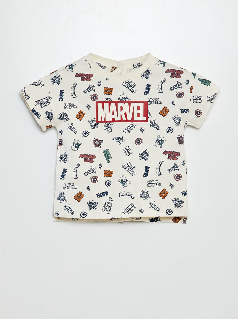 T-shirt a maniche corte 'Marvel' BIANCO - Kiabi