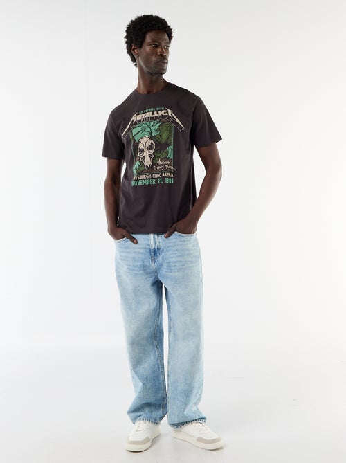 T-shirt a maniche corte \'Metallica\' - Kiabi