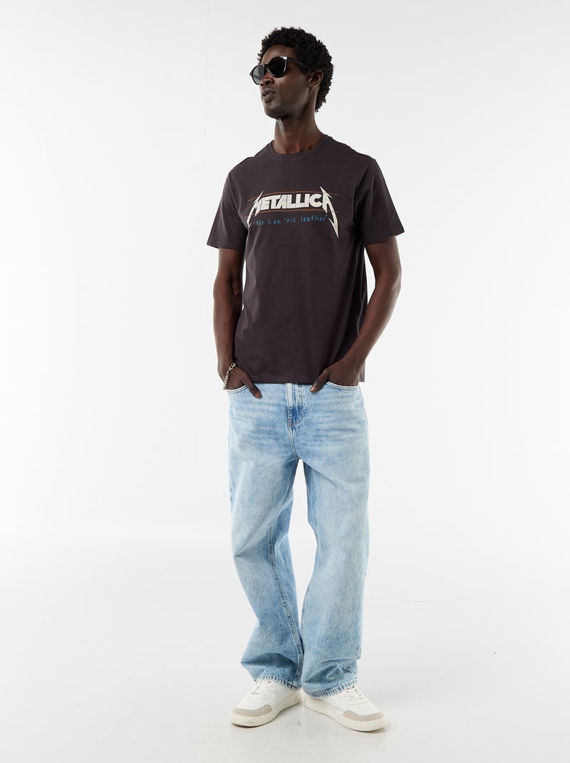 T-shirt a maniche corte 'Metallica' Nero - Kiabi