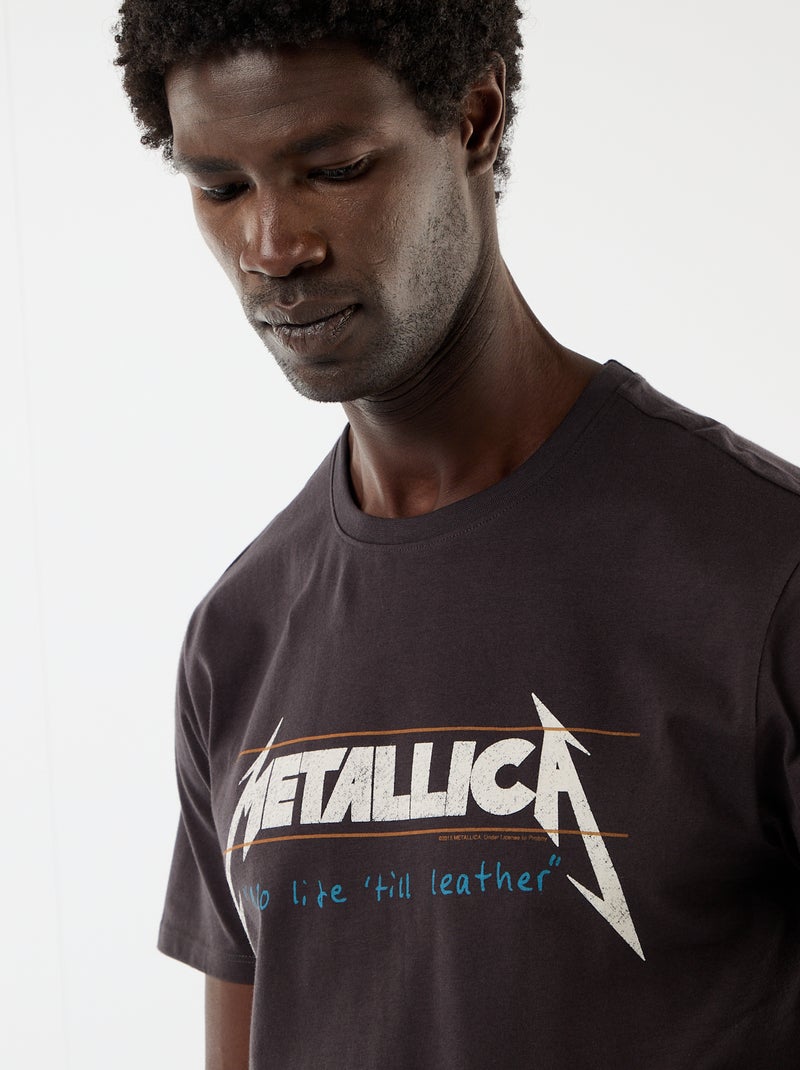 T-shirt a maniche corte 'Metallica' Nero - Kiabi