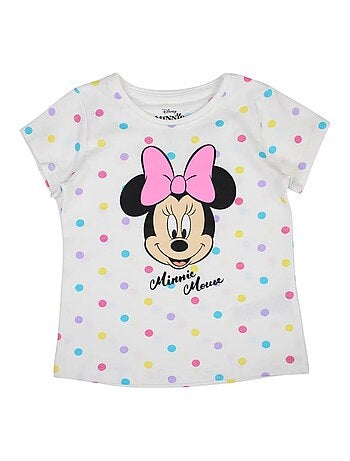 T-shirt a maniche corte Minnie bambina