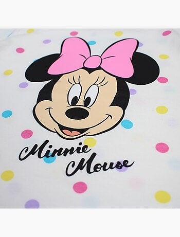 T-shirt a maniche corte Minnie bambina