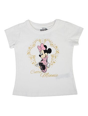 T-shirt a maniche corte Minnie bambina