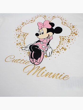 T-shirt a maniche corte Minnie bambina