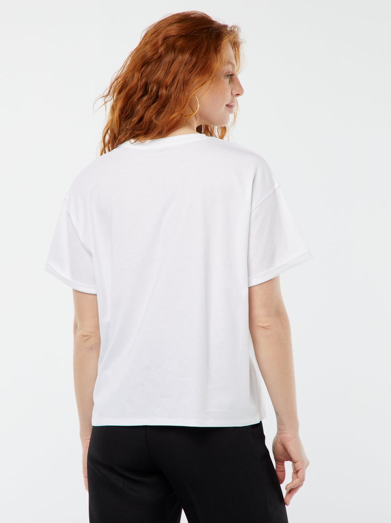 T-shirt a maniche corte 'Minnie' 'Disney' BIANCO - Kiabi