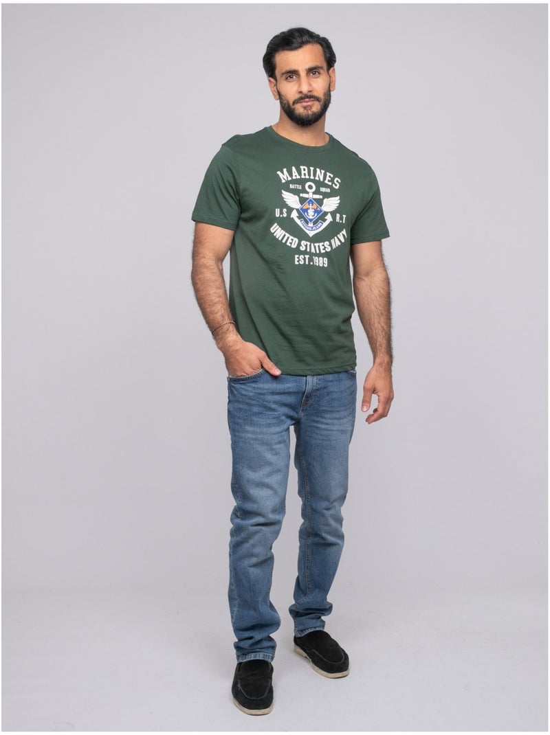 T-shirt a maniche corte NALEMARK Verde - Kiabi