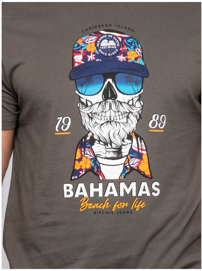 T-shirt a maniche corte NANKA Cachi - Kiabi