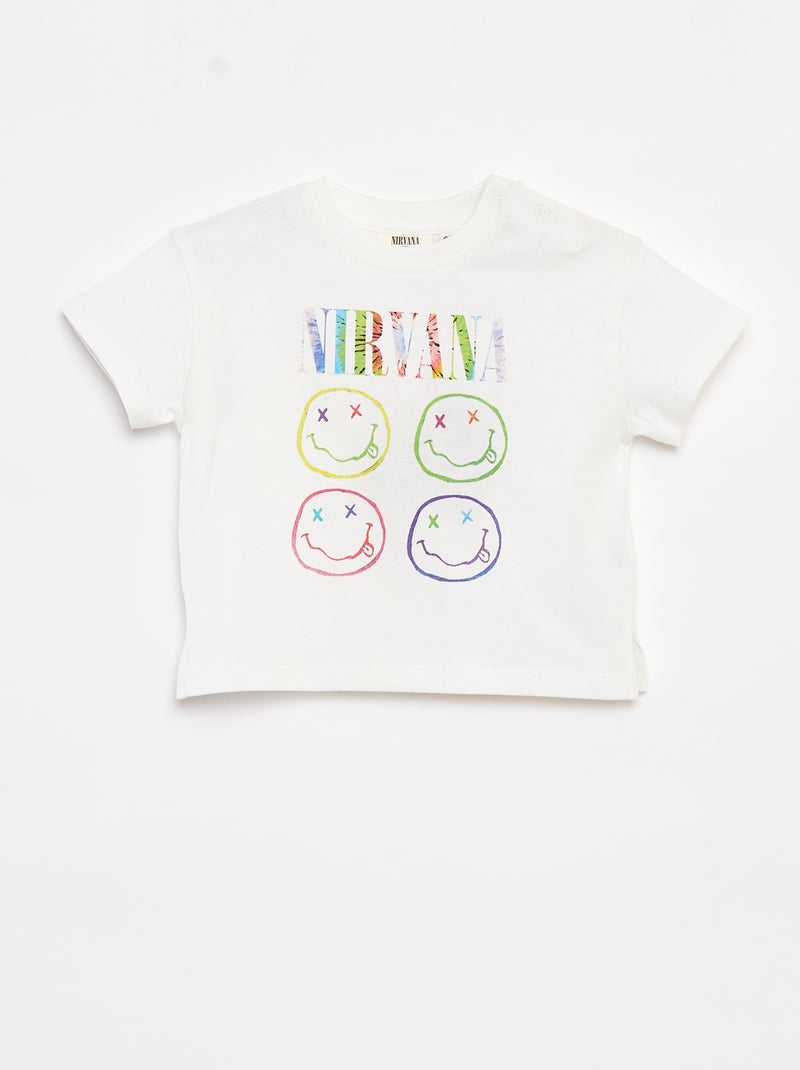 T-shirt a maniche corte 'Nirvana' ROSA - Kiabi