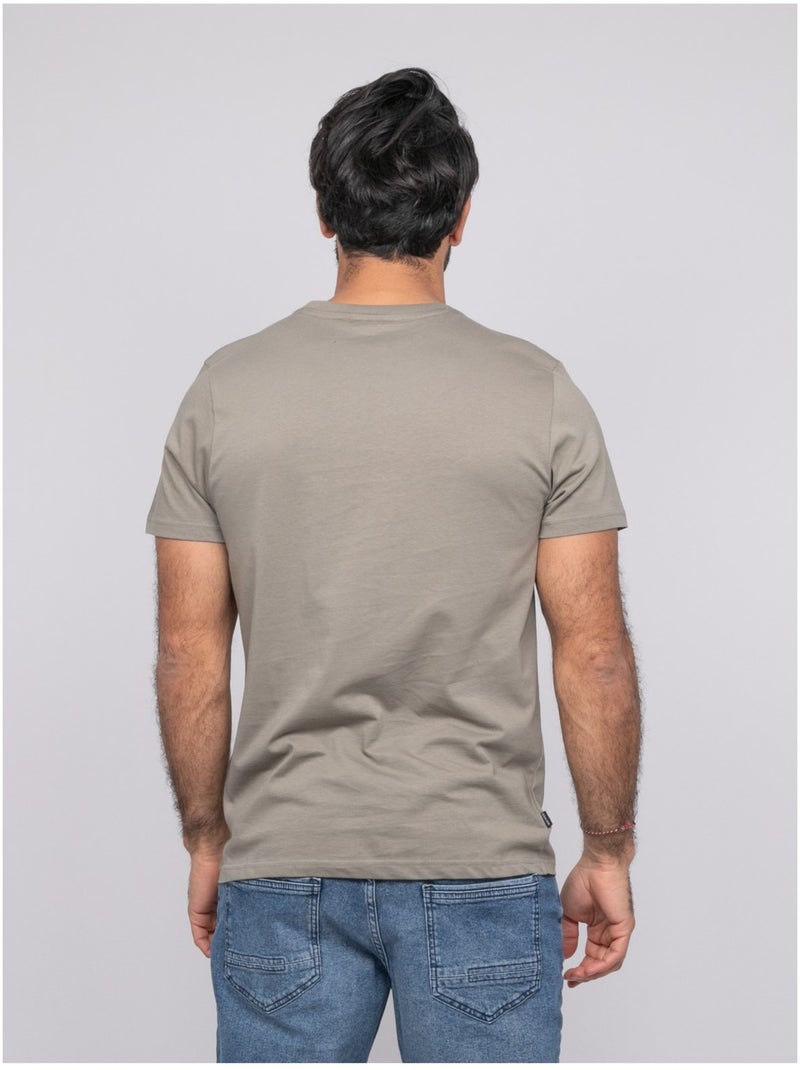 T-shirt a maniche corte NITRACOL Cachi - Kiabi