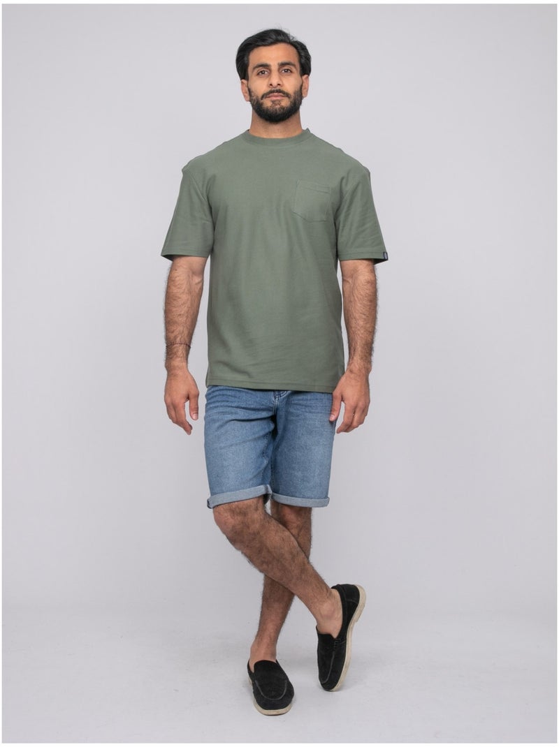 T-shirt a maniche corte NOLARO Cachi - Kiabi