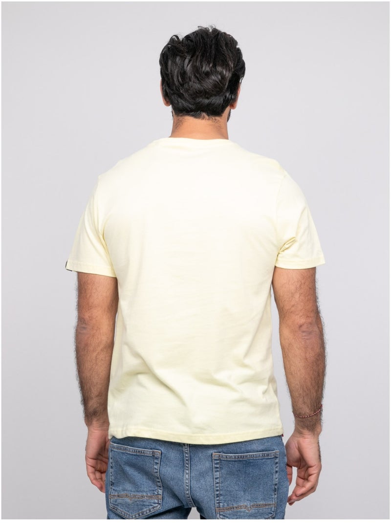 T-shirt a maniche corte NOMOTOU Giallo - Kiabi