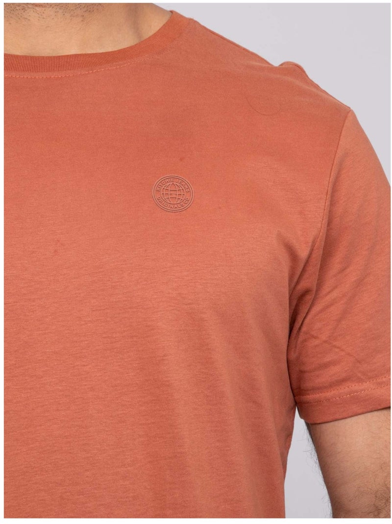 T-shirt a maniche corte NOMOTOU Rosso mattone - Kiabi