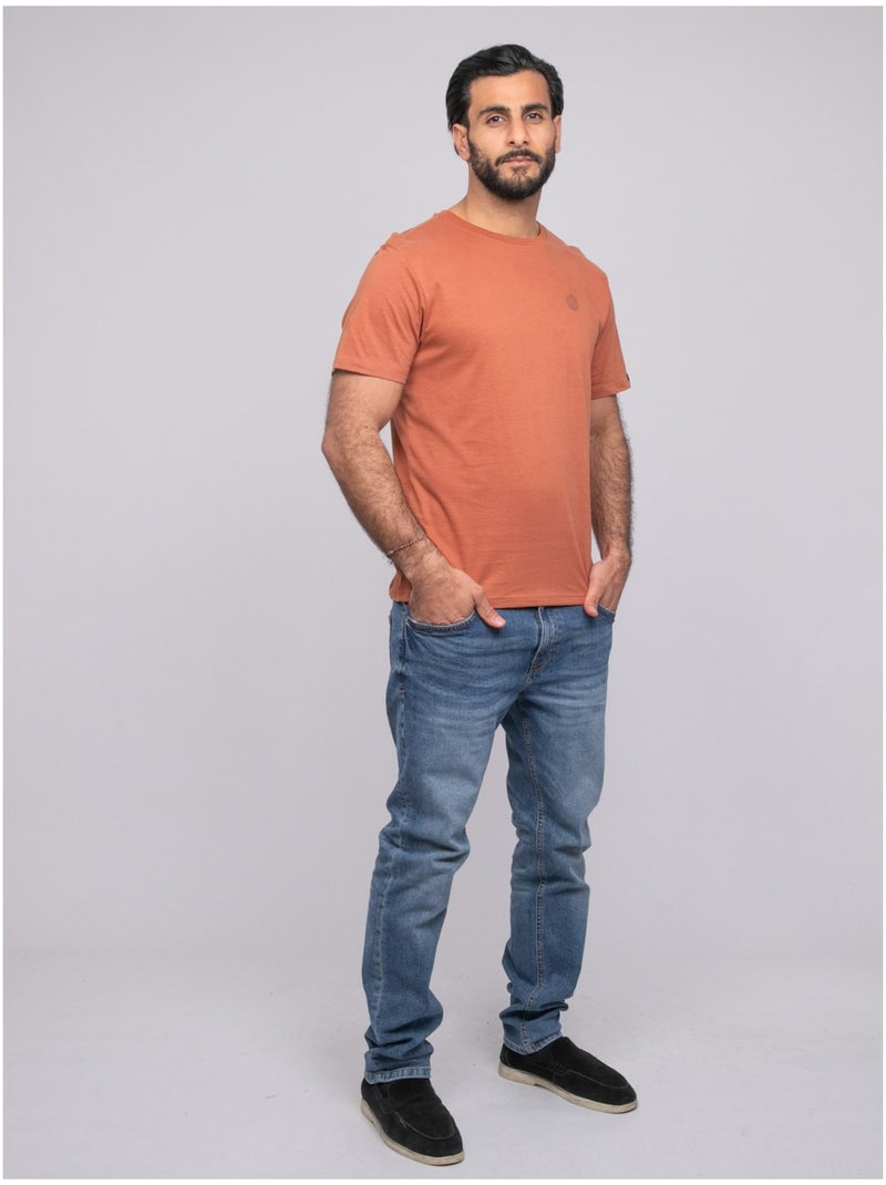 T-shirt a maniche corte NOMOTOU Rosso mattone - Kiabi