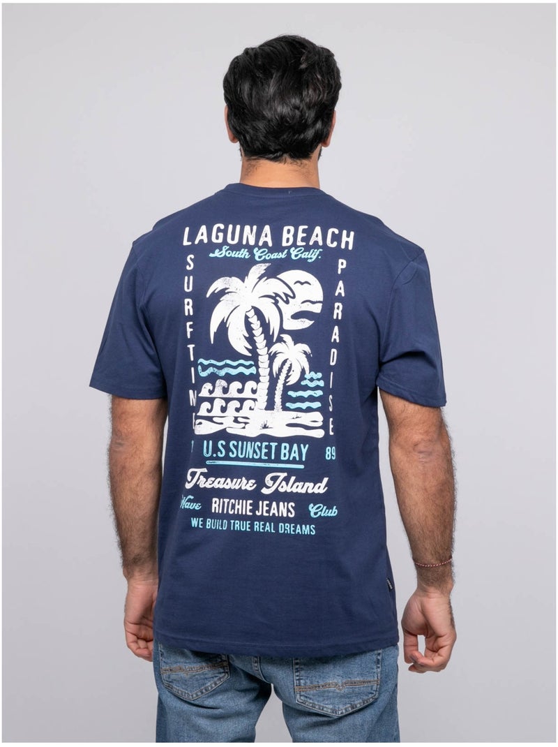 T-shirt a maniche corte oversize NURBOLO Blu - Kiabi