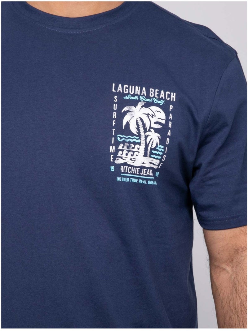 T-shirt a maniche corte oversize NURBOLO Blu - Kiabi