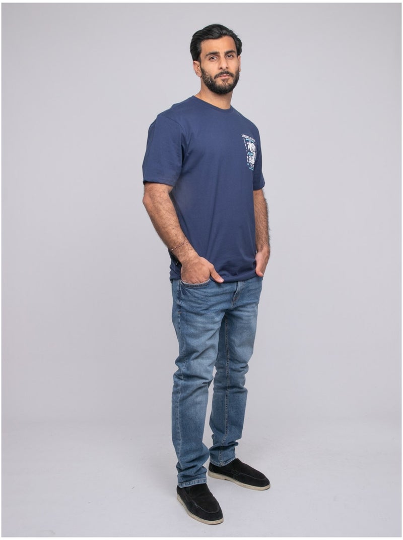 T-shirt a maniche corte oversize NURBOLO Blu - Kiabi