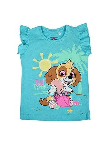 T-shirt a maniche corte Paw Patrol bambina
