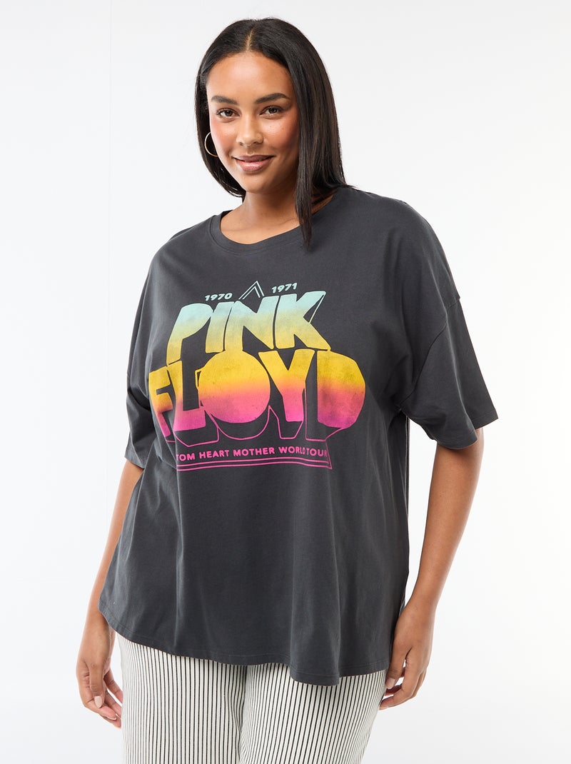 T-shirt a maniche corte 'Pink Floyd' Nero - Kiabi