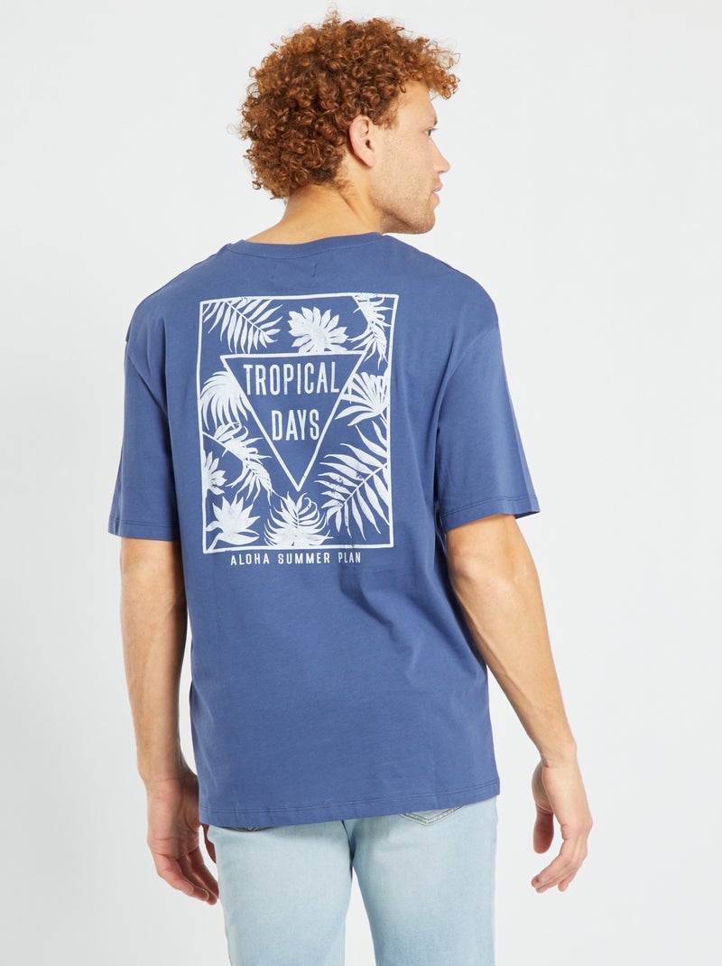 T-shirt a maniche corte 'Produkt' BLU - Kiabi