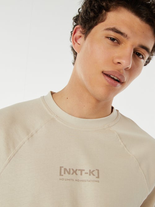 T-shirt a maniche corte raglan con stampa - Kiabi