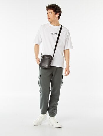 T-shirt a maniche corte raglan con stampa