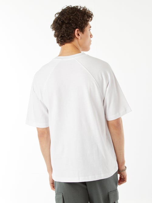 T-shirt a maniche corte raglan con stampa - Kiabi