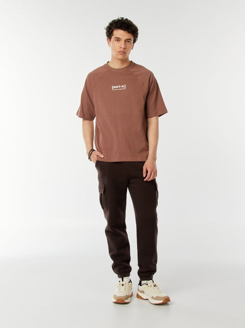 T-shirt a maniche corte raglan con stampa - Kiabi