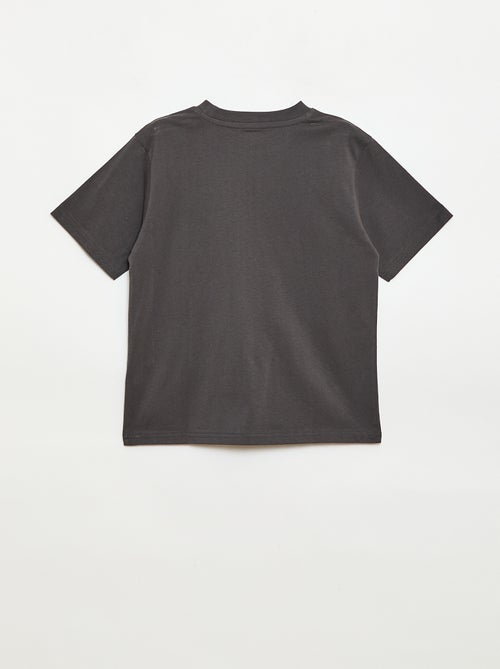 T-shirt a maniche corte ricamata - Kiabi