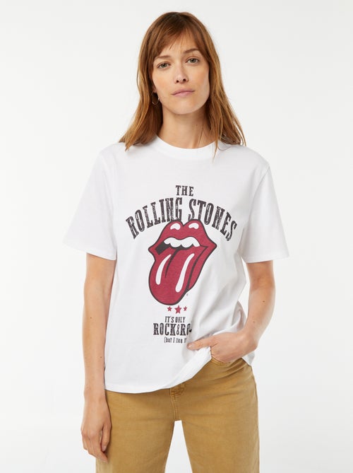 T-shirt a maniche corte 'Rolling Stones' - Kiabi