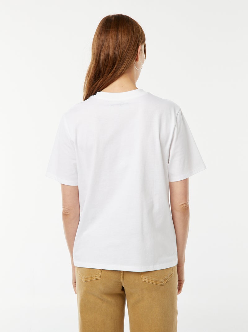 T-shirt a maniche corte 'Rolling Stones' BIANCO - Kiabi