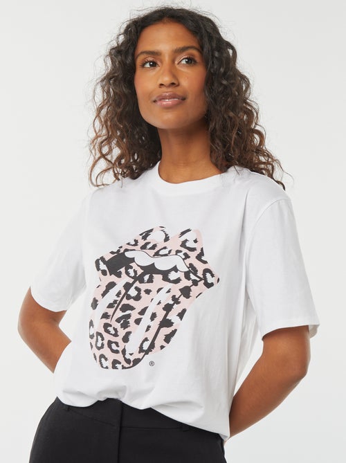 T-shirt a maniche corte 'Rolling Stones' - Kiabi