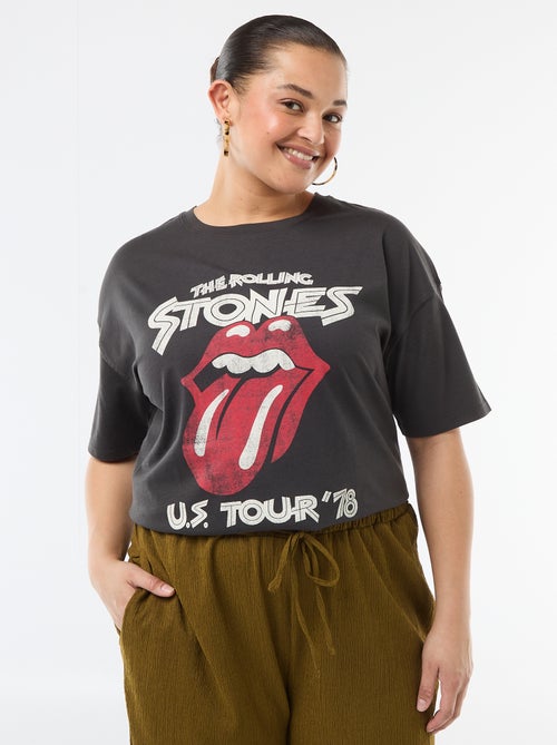 T-shirt a maniche corte 'Rolling Stones' - Kiabi