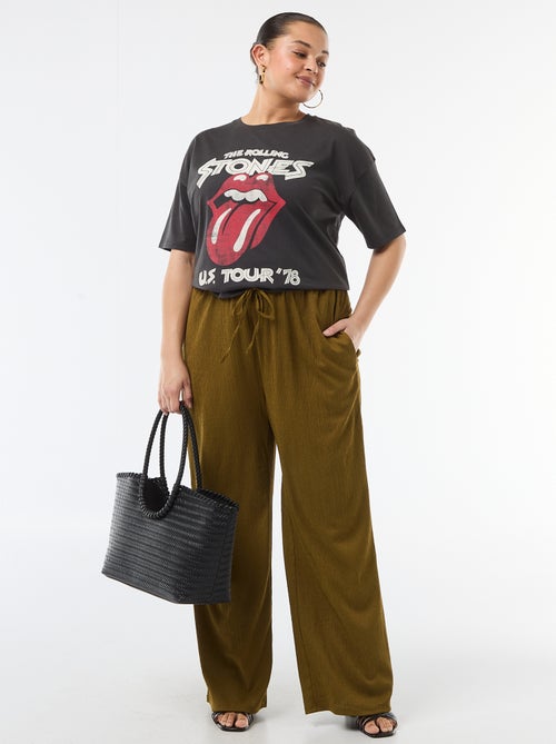 T-shirt a maniche corte 'Rolling Stones' - Kiabi