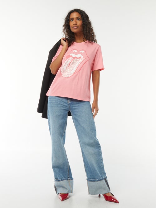 T-shirt a maniche corte 'Rolling Stones' - Kiabi