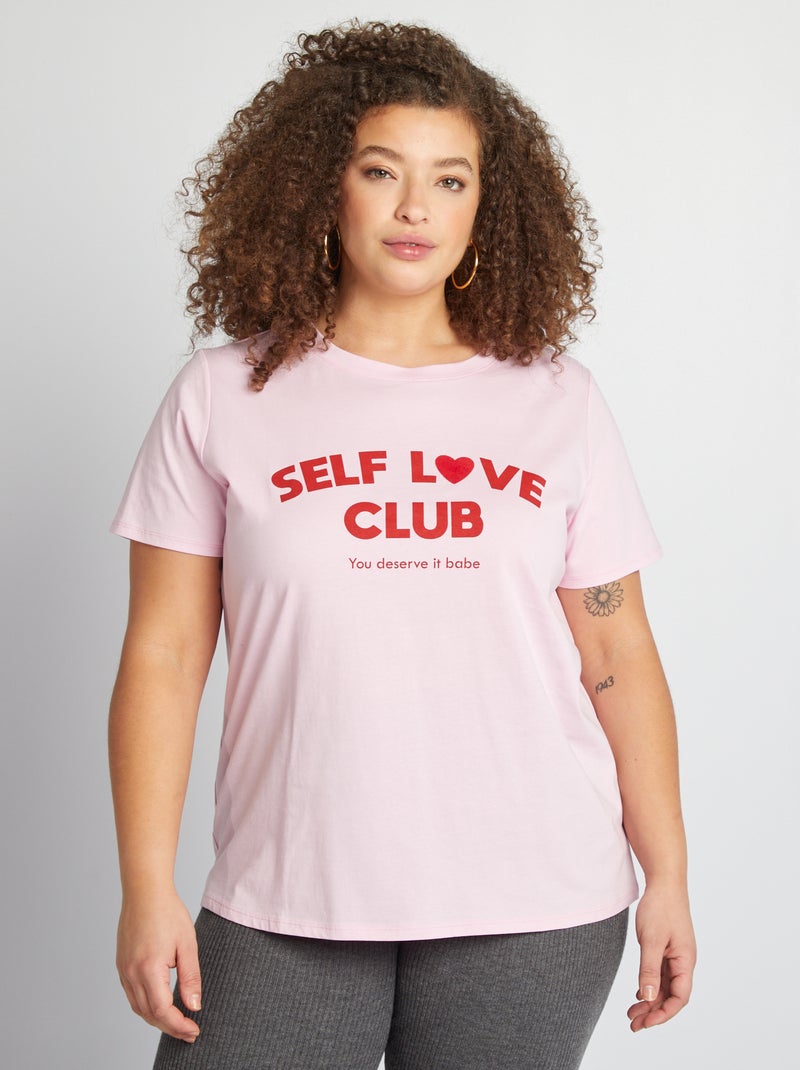 T-shirt a maniche corte ROSA - Kiabi