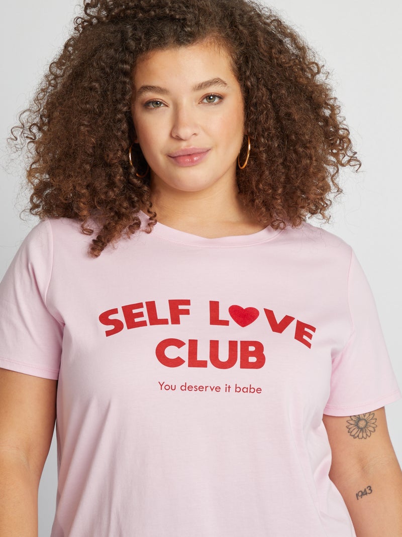 T-shirt a maniche corte ROSA - Kiabi