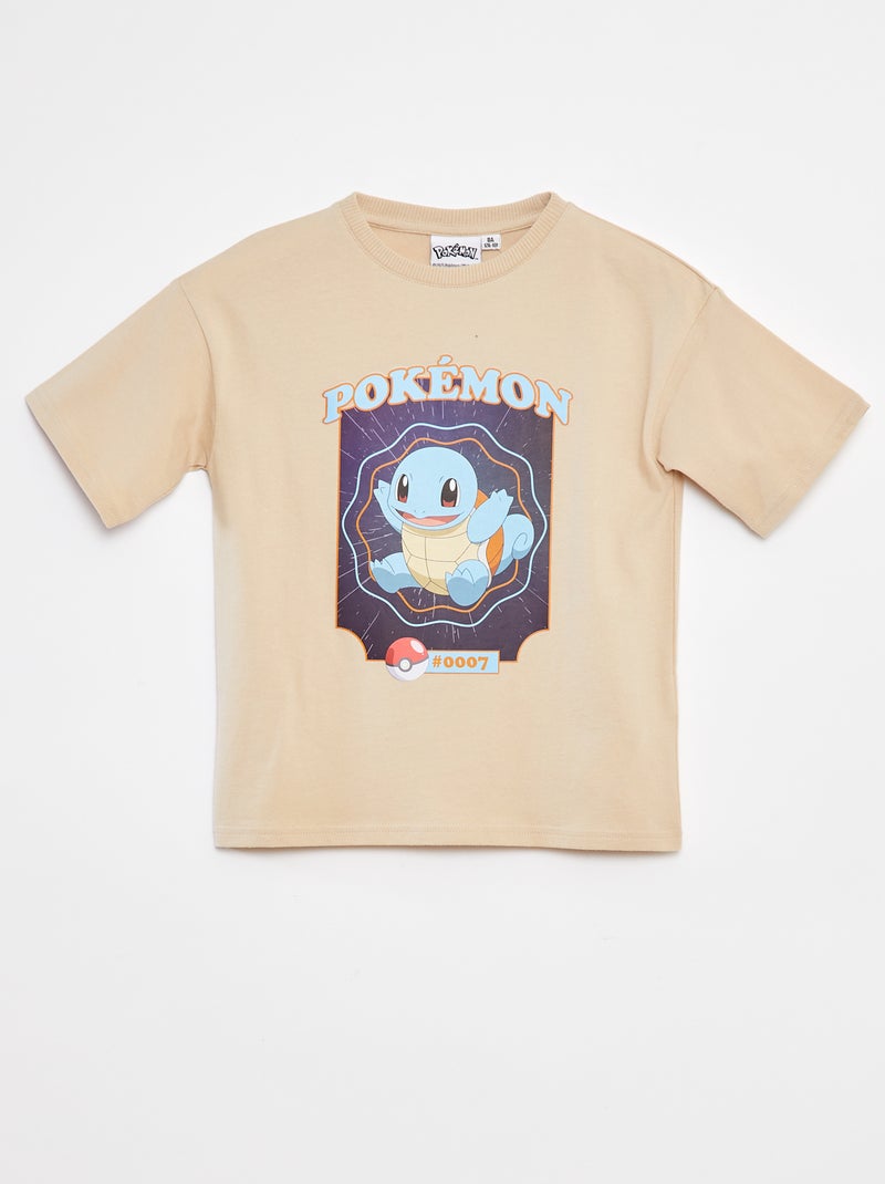 T-shirt a maniche corte Squirtle BEIGE - Kiabi