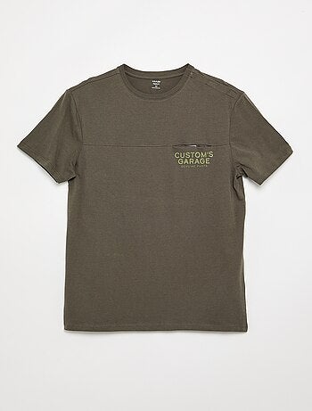 T-shirt a maniche corte stampata - collezione facile da indossare