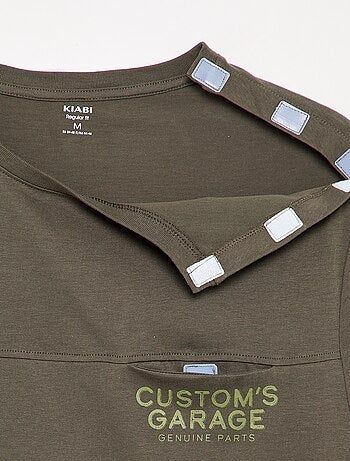 T-shirt a maniche corte stampata - collezione facile da indossare