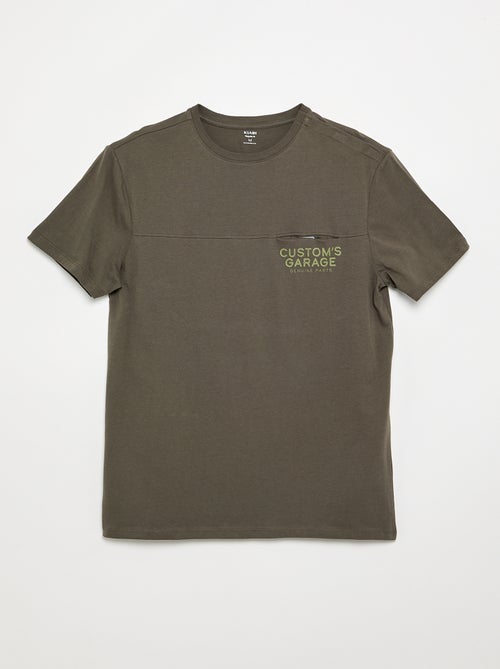 T-shirt a maniche corte stampata - collezione facile da indossare - Kiabi T-shirt a maniche corte stampata - collezione facile da indossare - Kiabi