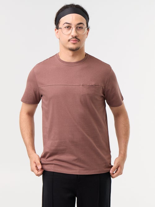 T-shirt a maniche corte stampata - collezione facile da indossare - Kiabi