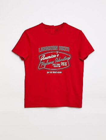 T-shirt a maniche corte stampata - collezione facile da indossare